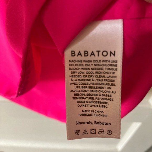 magenta Babaton Murphy cropped sleeveless blouse - Picture 3 of 3